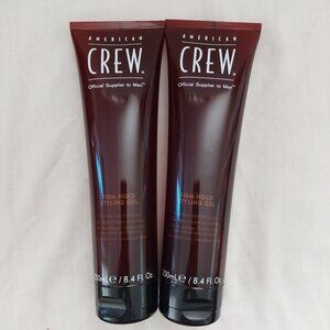 2 American Crew Hair Firm Hold Styling Gel 8.4 oz 250 ml new tube